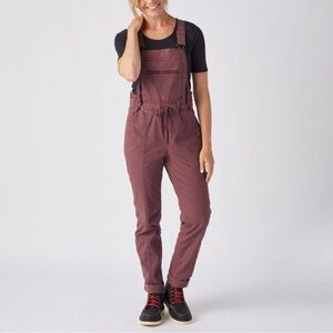 Duluth Trading Co. Square Bib Overalls Cotton/Spandex Blend Size Small
